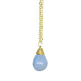 Teardrop Pendulum Stone Necklace