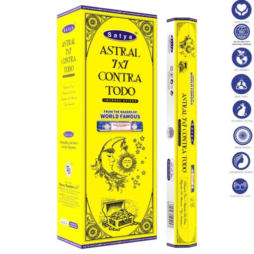 SATYA Astral 7X7 Contro Todo Incense Sticks Incense Sticks