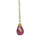 Teardrop Pendulum Stone Necklace