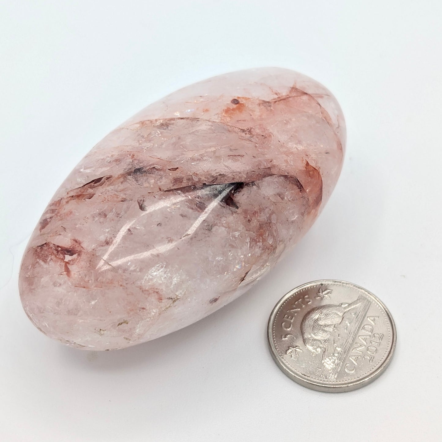 Fire Quartz Palm Stone (Multiple Options)