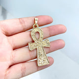 18k Gold Filled Egyptian Ankh Cross Pendant