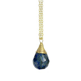 Teardrop Pendulum Stone Necklace