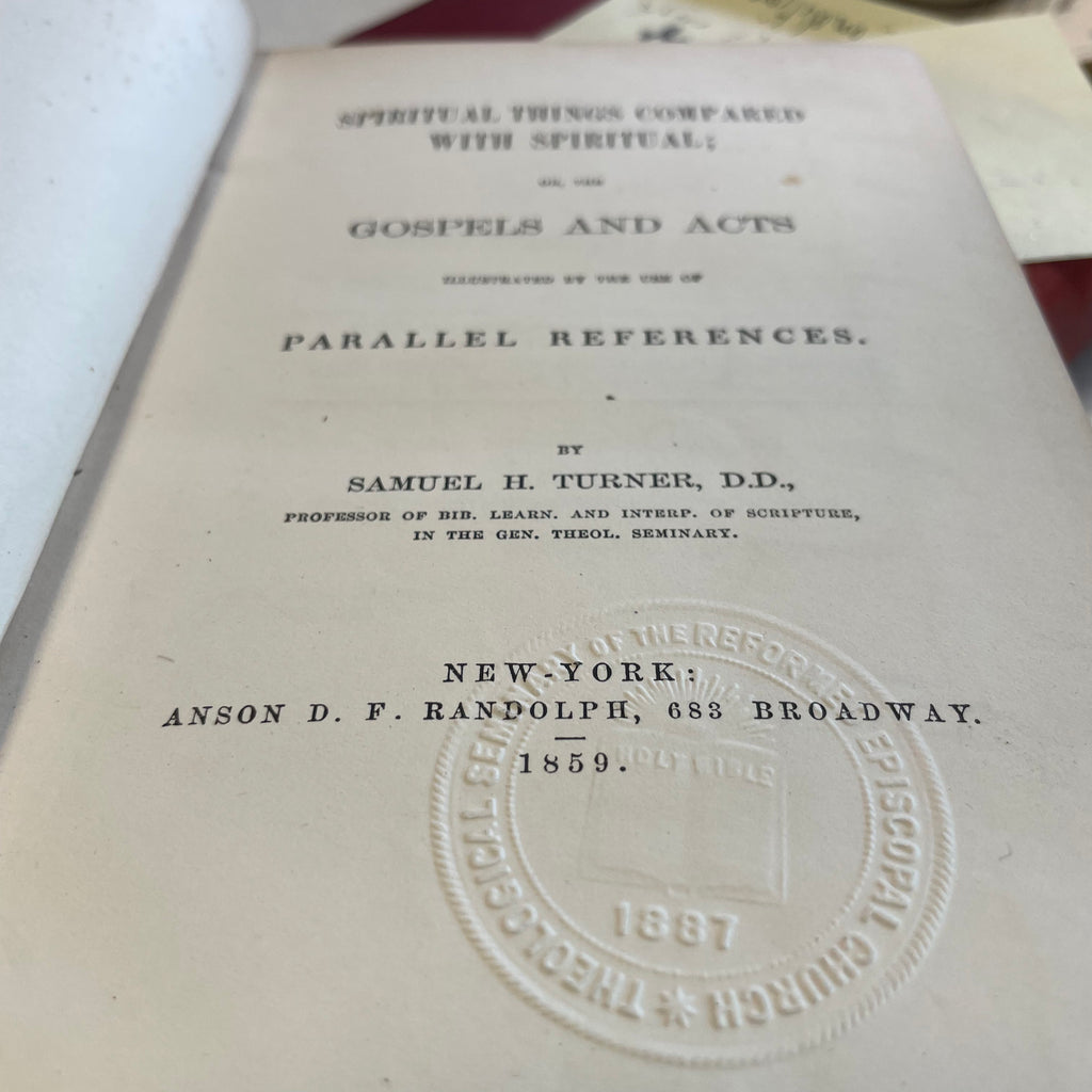 Spiritual Things Compared with Spiritual - Samuel H. Turner