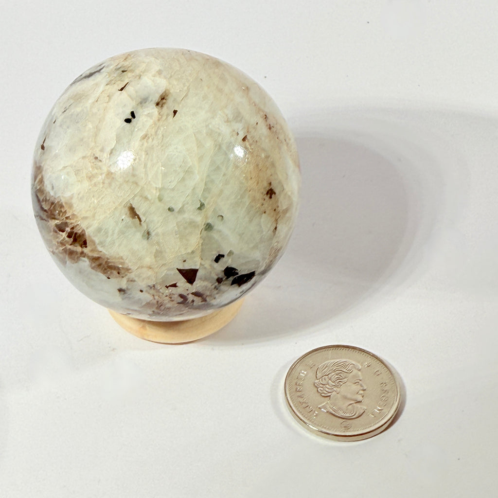 Rainbow Moonstone Spheres (Multiple Options)