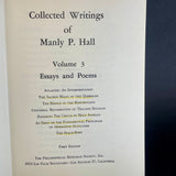 Collected Writings Volume 3 - Manly P. Hall (FIRST EDITION)