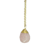 Teardrop Pendulum Stone Necklace