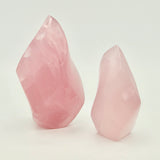 Rose Quartz Freeform Flame Twists (Multiple Options)