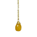Teardrop Pendulum Stone Necklace