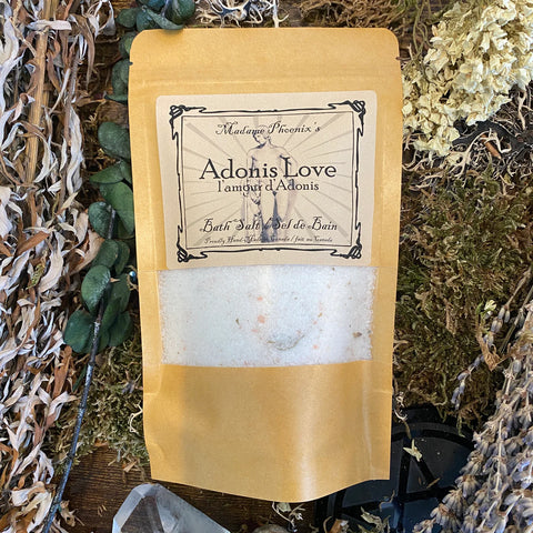Adonis Love Bath Salts by Madame Phoenix