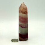 Pink & Green Fluorite Tower