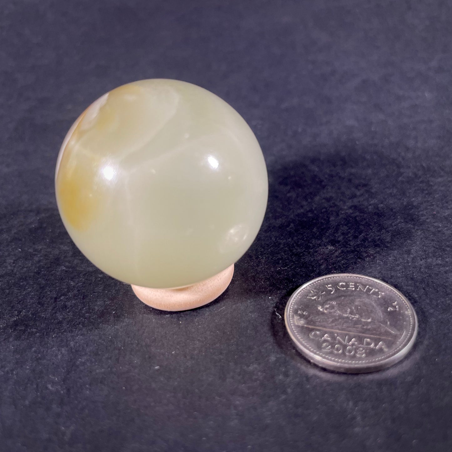 Green Calcite Sphere