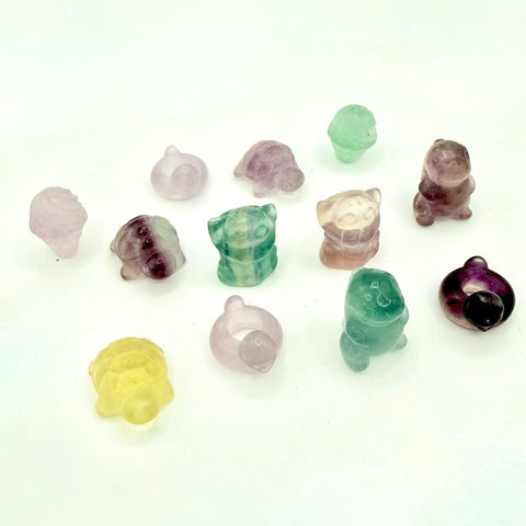 Super Mini Fluorite Statues