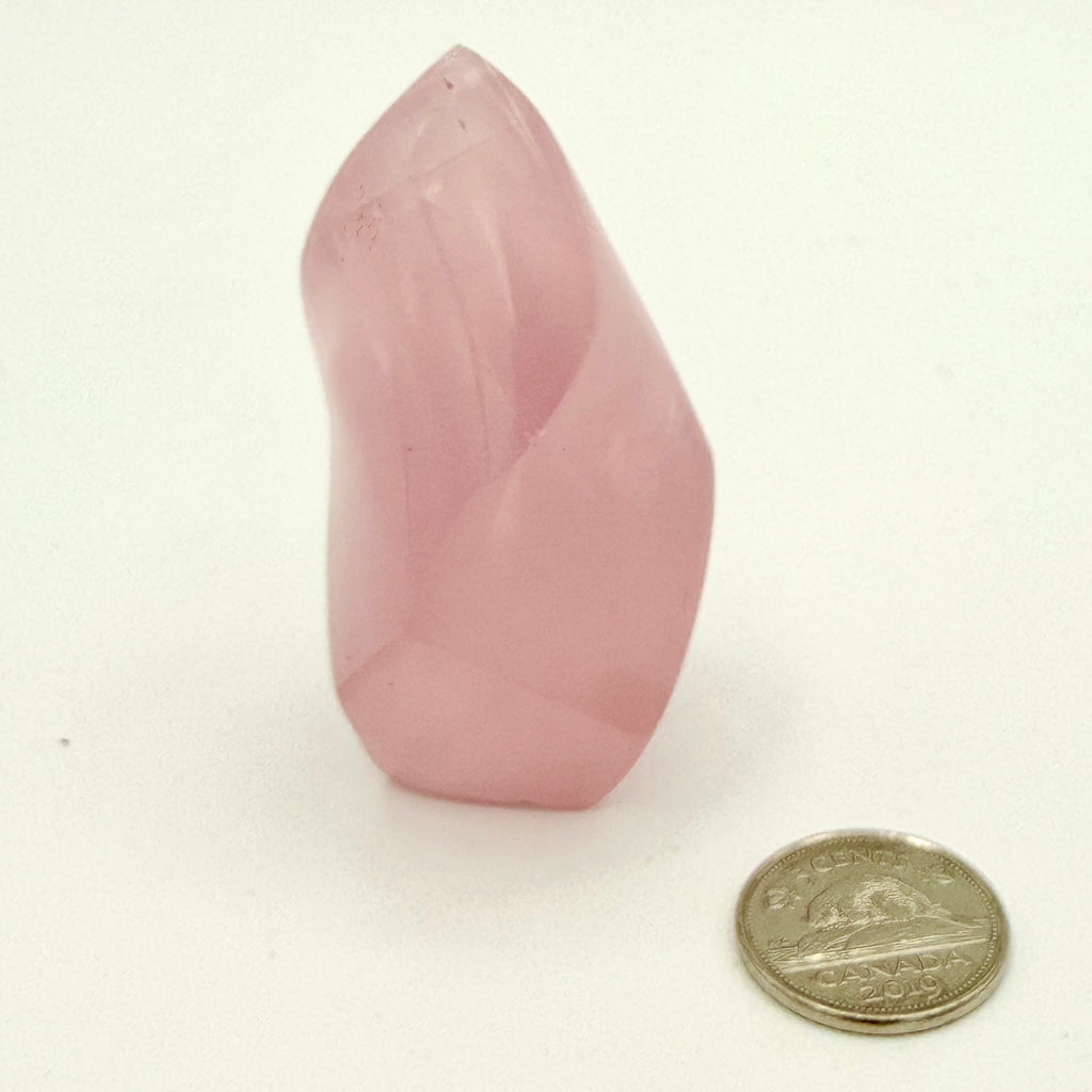 Rose Quartz Freeform Flame Twists (Multiple Options)