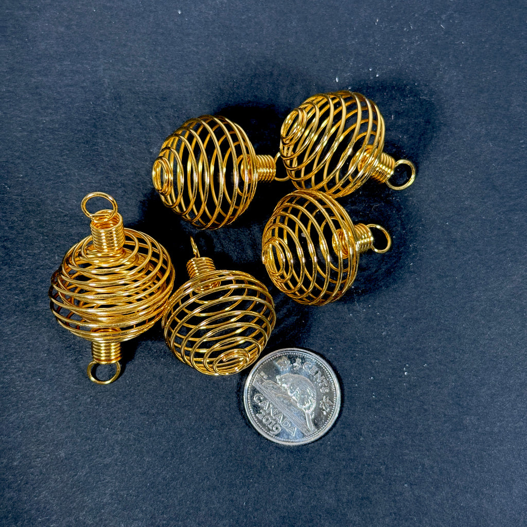 Wire Cage For Crystals (Multiple Options)