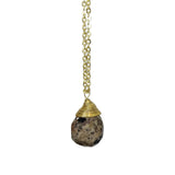 Teardrop Pendulum Stone Necklace