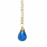 Teardrop Pendulum Stone Necklace