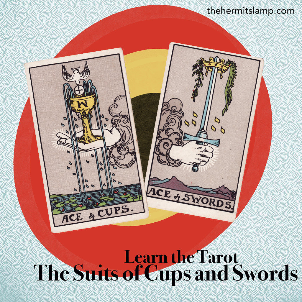 Learn the Tarot – The Suits of Cups and Swords from Ace to 10