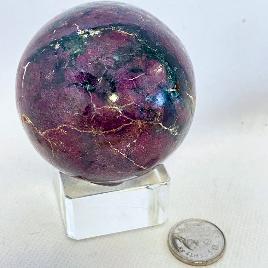 Ruby in Kyanite Sphere