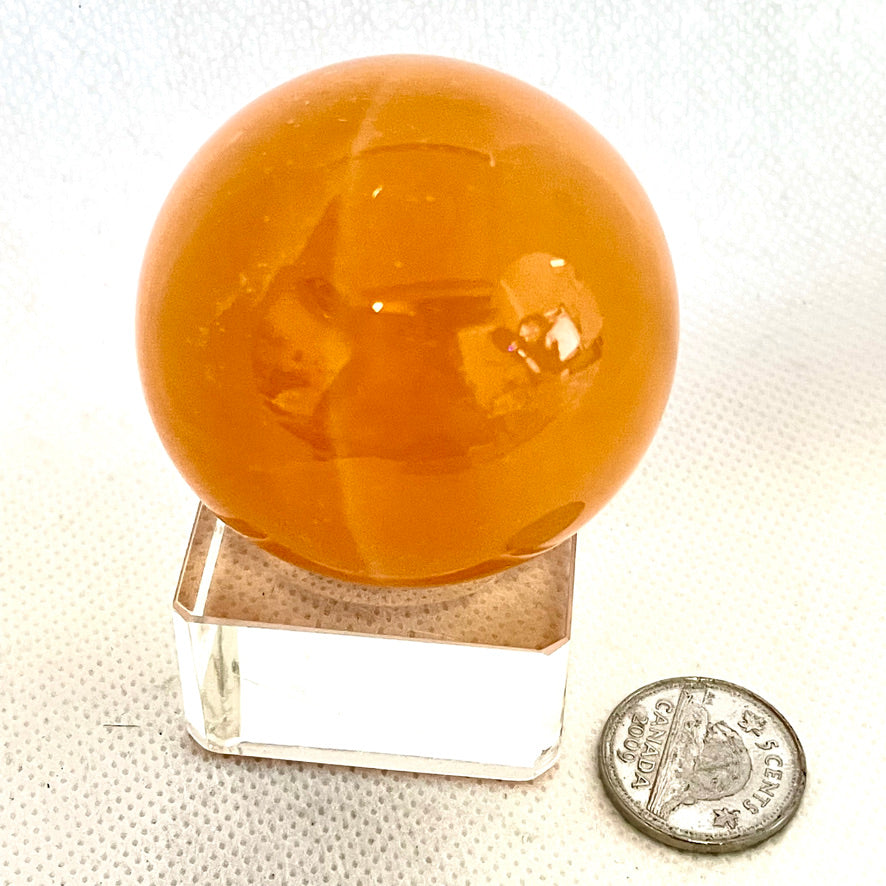 Yellow Calcite Sphere (Multiple Options)