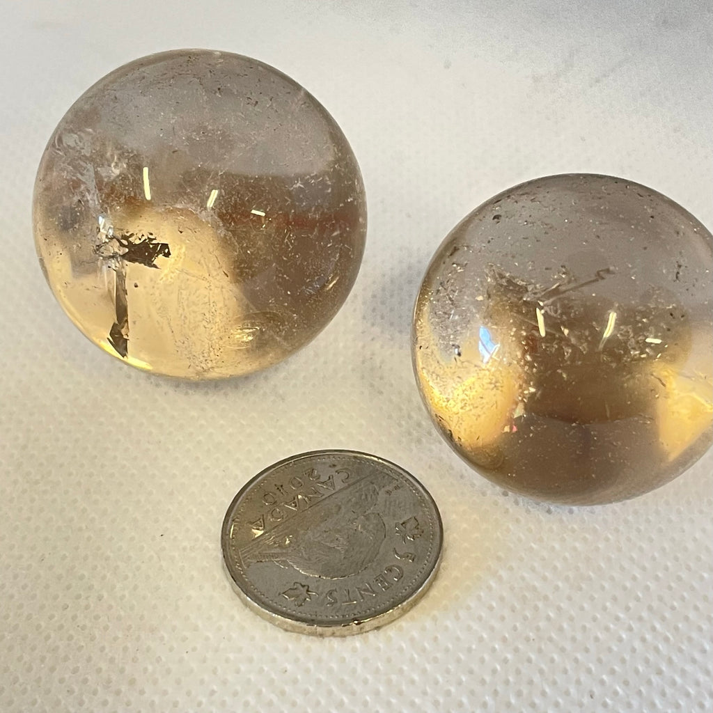 Natural Citrine Spheres (Multiple Options)
