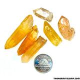 Lemurian Tangerine Quartz (Multiple Options)