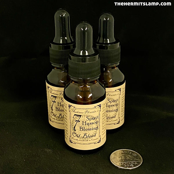 7 Spirit Hyssop Blessing Oil by Madame Phoenix The Hermit's Lamp