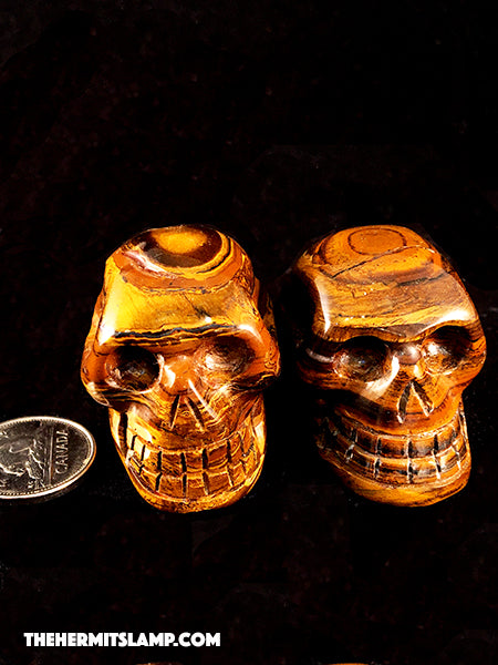 Tiger's Eye Skull (Multiple Options)