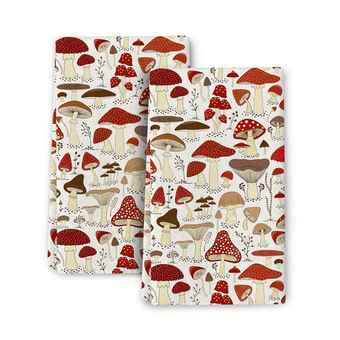 Mushroom Dishtowels