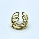 Gold Metal Adjustable Rings (Multiple Options)