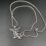Archangel Gabriel and Satan Necklace