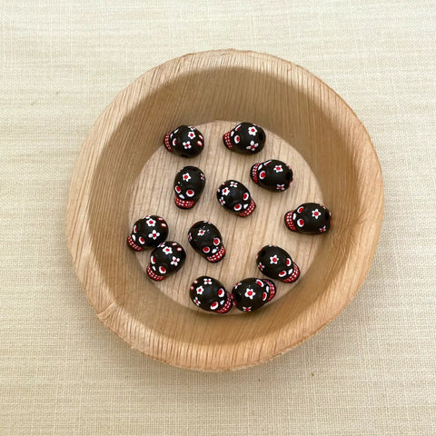Ceramic Skull Bead