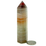 Zimbabwe Sashe River Agate Tower - Red Banded (Multiple Options)