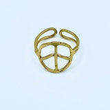 Gold Metal Adjustable Rings (Multiple Options)