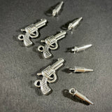 Gun & Bullet Charms (Multiple Options)