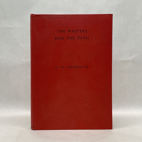 The Masters and the Path - C.W. Leadbeater