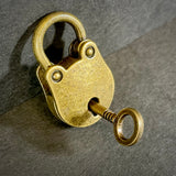 Antique Style Padlock and Key