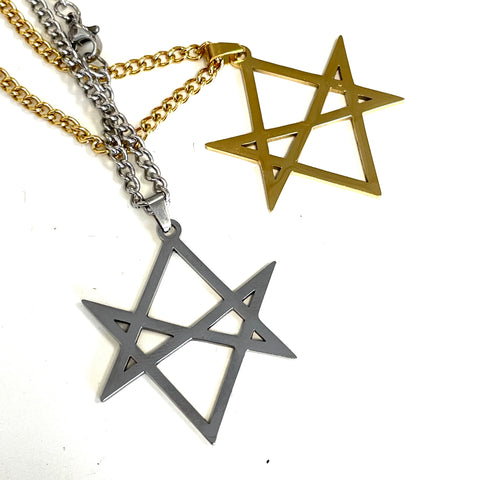 Unicursal Hexagram Pendant (Multiple Styles)