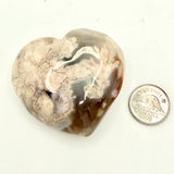 Flower Agate Heart