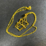 DIY Crystal Cage Necklace