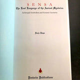 Sensa (The Lost Language of the Ancient Mysteries) - Dorje Jinpa (FIRST EDITION)