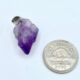 Raw Amethyst Pendants