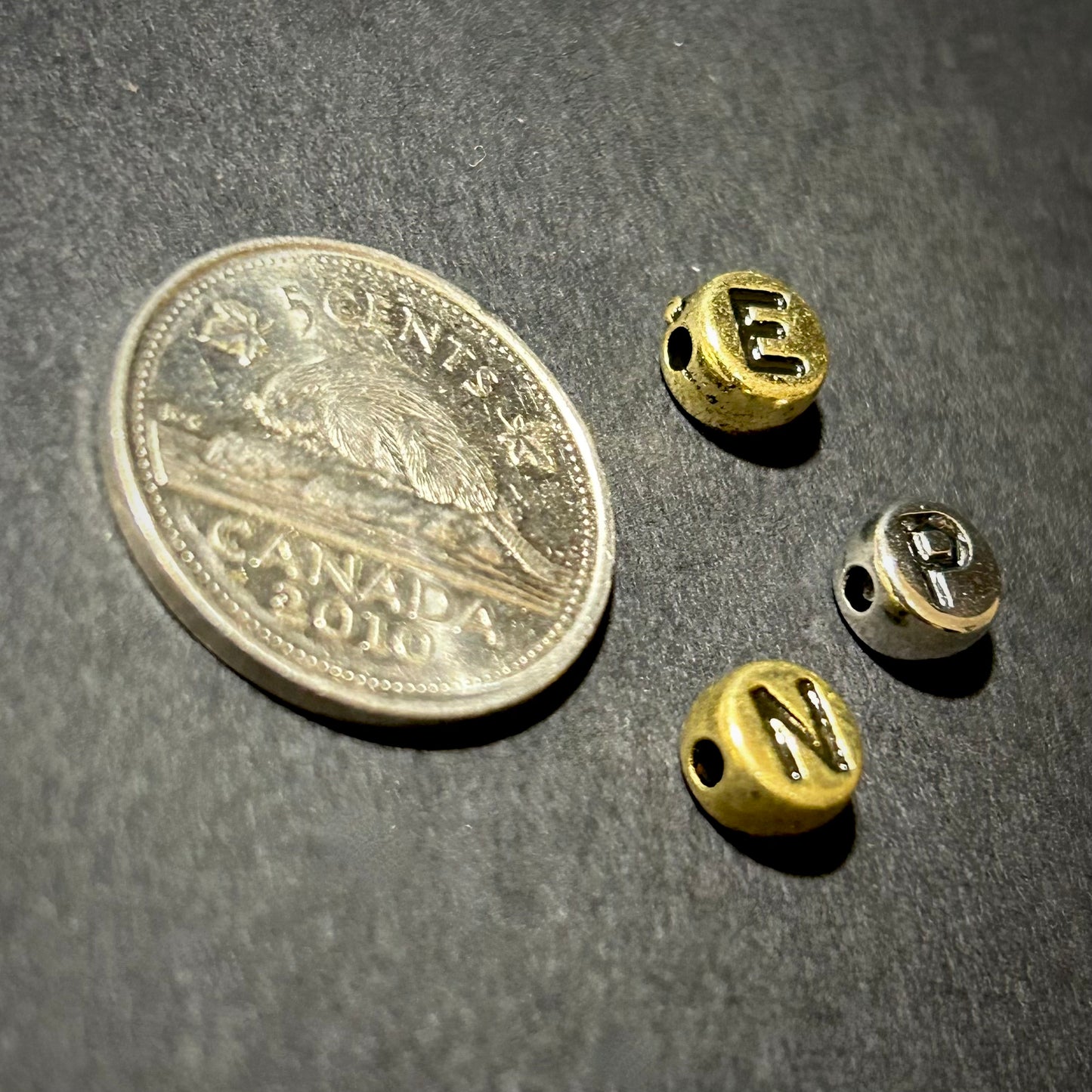 Letter Charm Beads