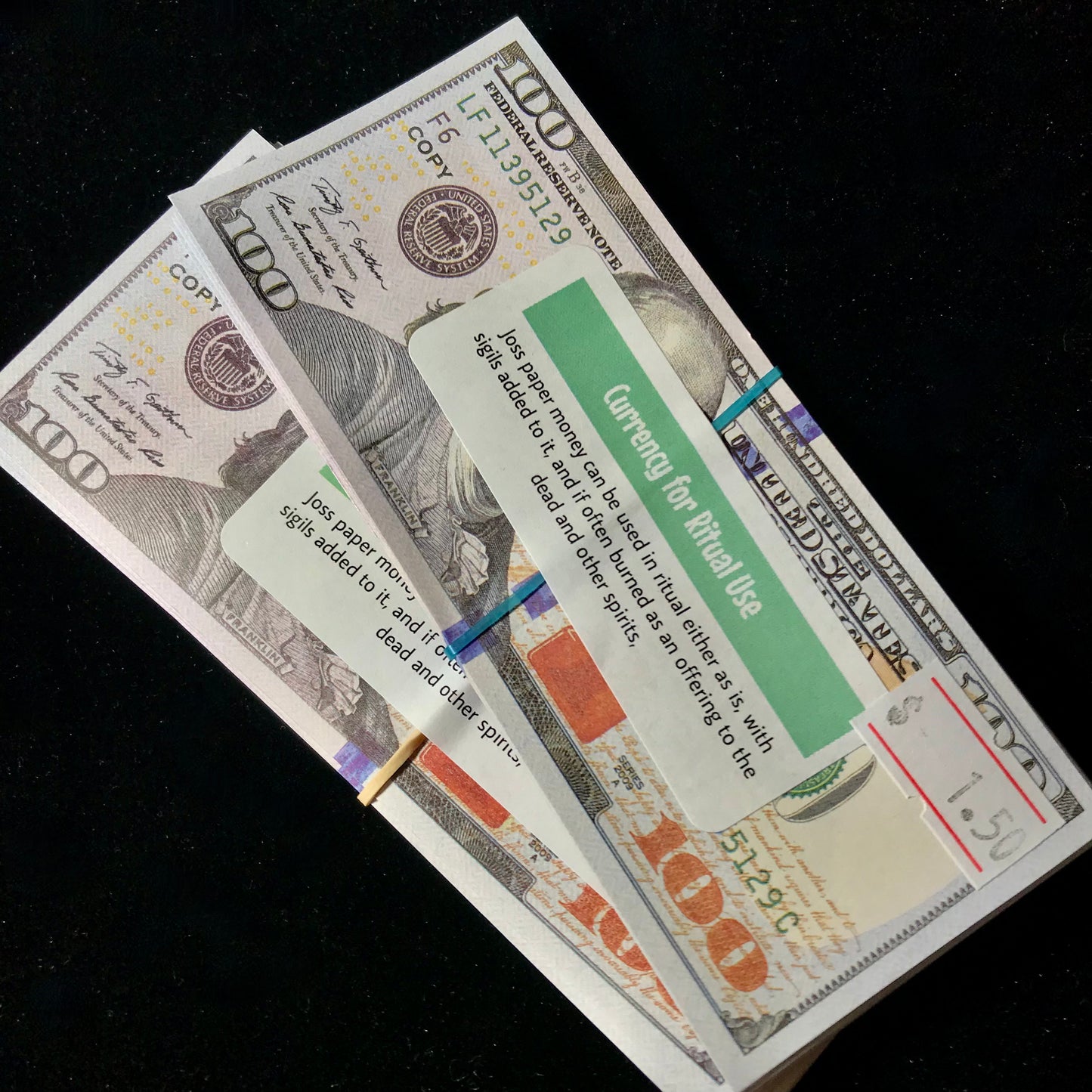 Joss Paper Money (Currency for Ritual Use)