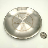 Metal Pentagram Offering Plate