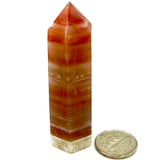 Zimbabwe Sashe River Agate Tower - Red Banded (Multiple Options)