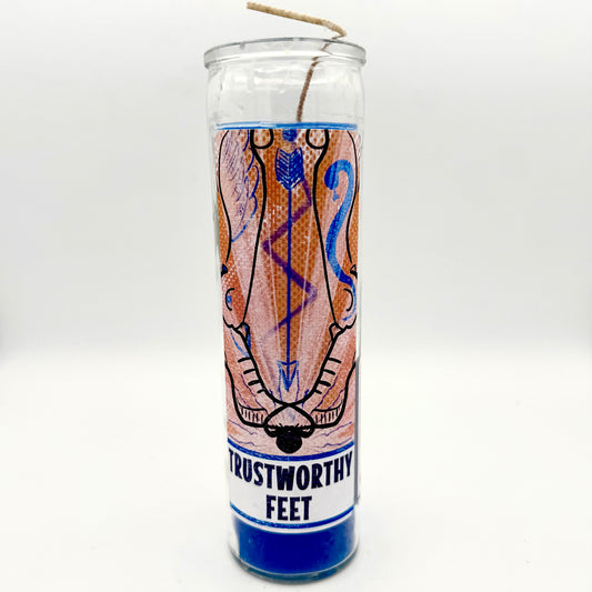 7 Day Candle - Trustworthy Feet