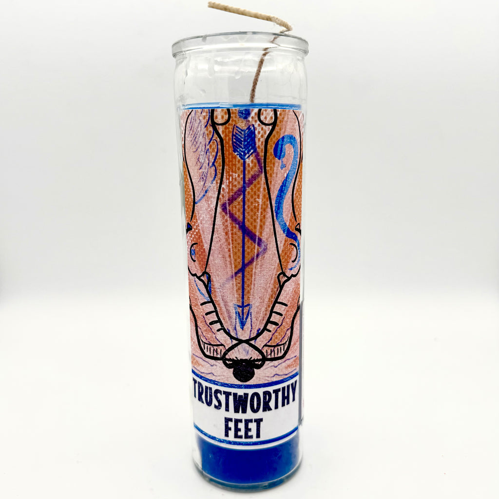 7 Day Candle - Trustworthy Feet