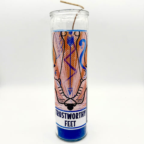7 Day Candle - Trustworthy Feet