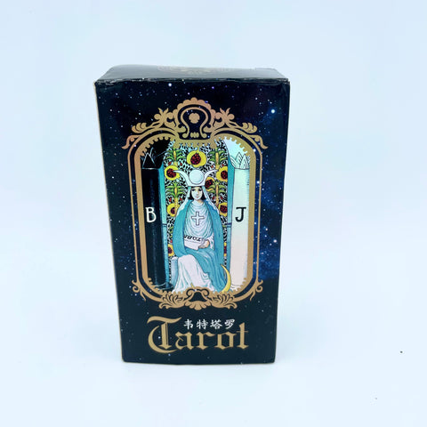 USED - Holographic Rider Waite Tarot (Chinese & English)