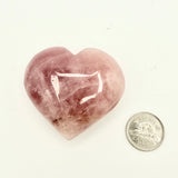 Lavender Rose Quartz Hearts